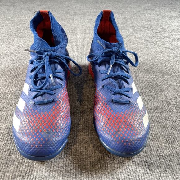 Adidas Predator 20.3 Turf Soccer Shoes Blue Red Size 7 US Men’s Cleats - Picture 7 of 11